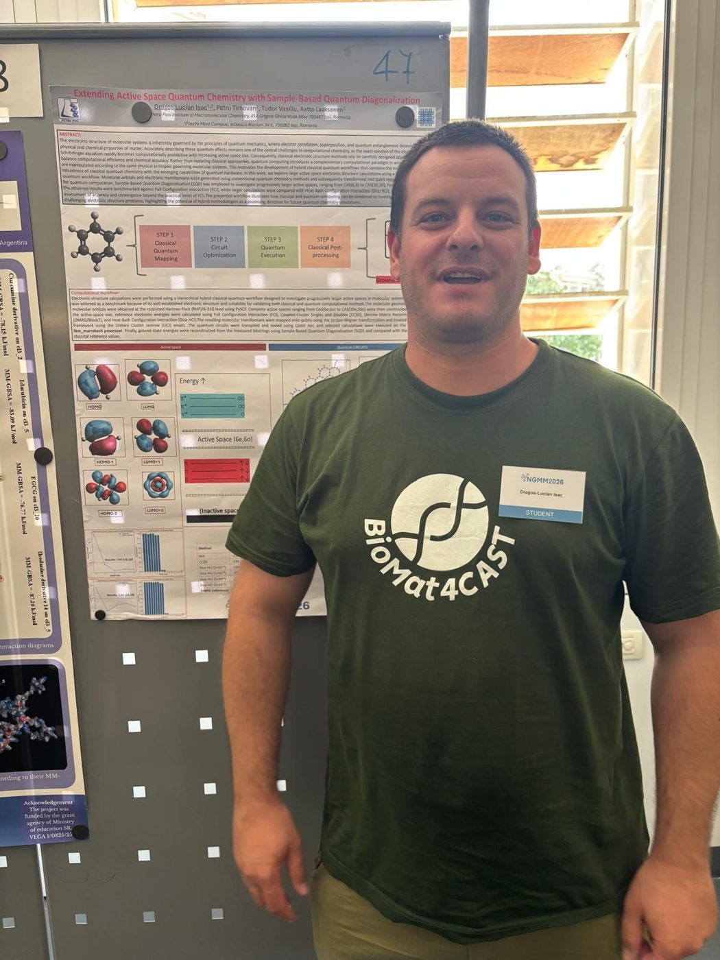 Dragoș Lucian Isac at the NGMM 2026 poster session